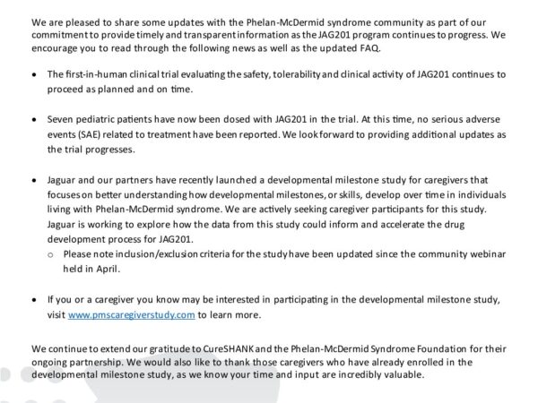 Jaguar Gene Therapy Statement & FAQ *UPDATED 7/8/26*
