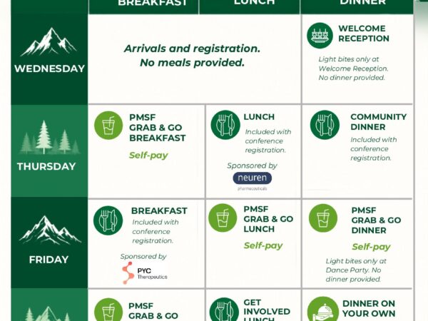 2026 PMSF Family Conference Meal Guide