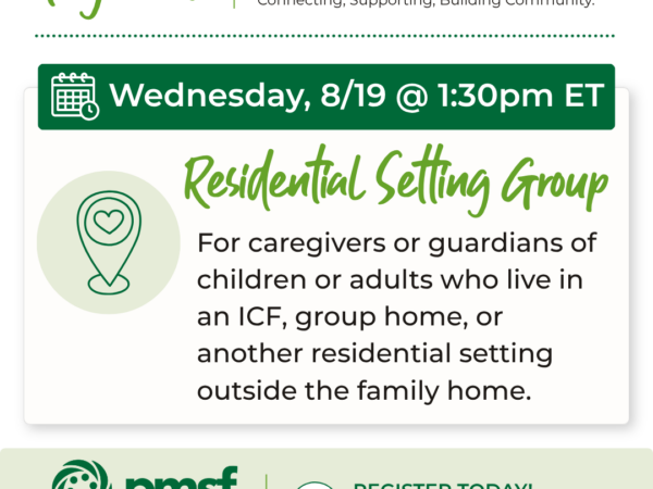 Residential Setting Support Group (August 2026)