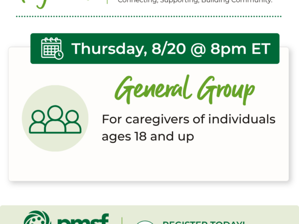 General Support Group: For caregivers of individuals ages 18 and up (August 2026)