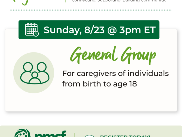 General Support Group: For caregivers of individuals ages birth to 18 (August 2026)